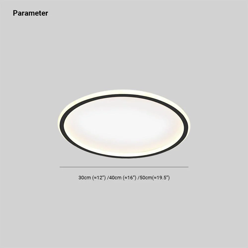 LunaNova - Modern Round LED Ceiling Lamp Metal/Acrylic -  - #tag1#