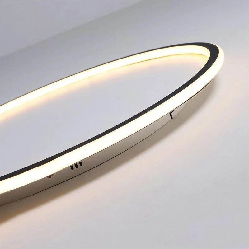 LunaNova - Modern Round LED Ceiling Lamp Metal/Acrylic -  - #tag1#