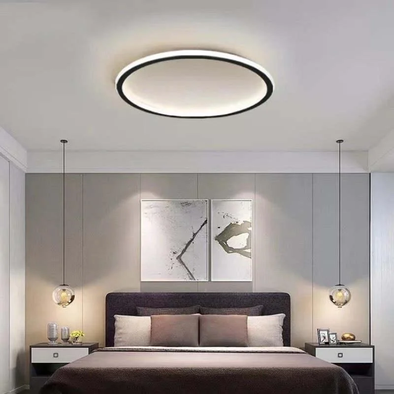LunaNova - Modern Round LED Ceiling Lamp Metal/Acrylic -  - #tag1#