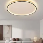 LunaNova Modern Round LED Ceiling Lamp Metal Acrylic tag1