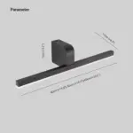 Luna Modern Linear LED Mirror Wall Lamp Black White tag1