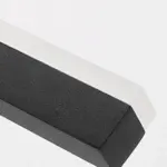 Luna Modern Linear LED Mirror Wall Lamp Black White tag1