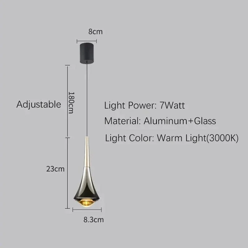 Luna Elegance - Silver Plated Pendant Lamp -  - #tag1#
