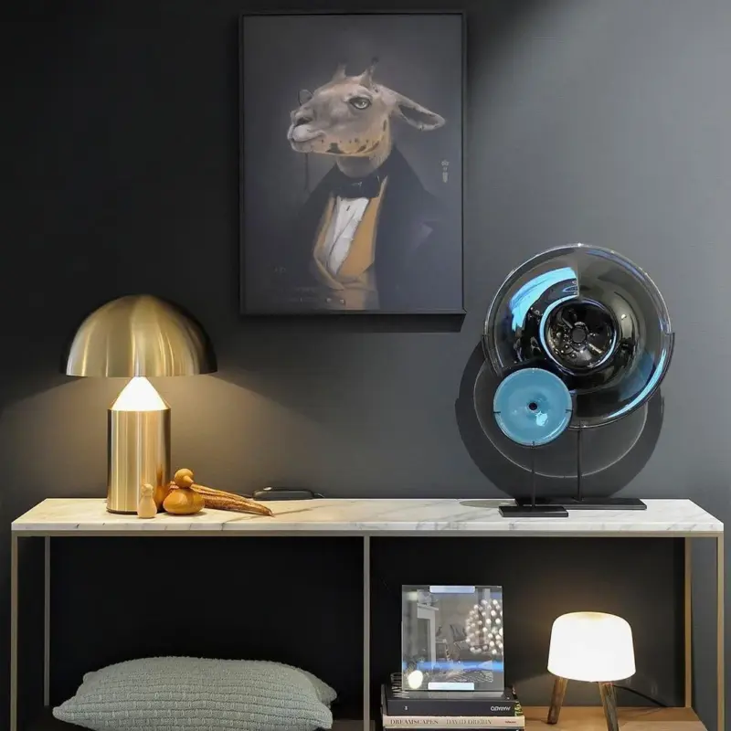 Luna Metal Table Lamp Modern Lighting tag1