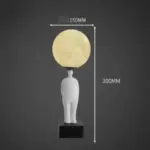 Lunar Table Lamp Decorfaure