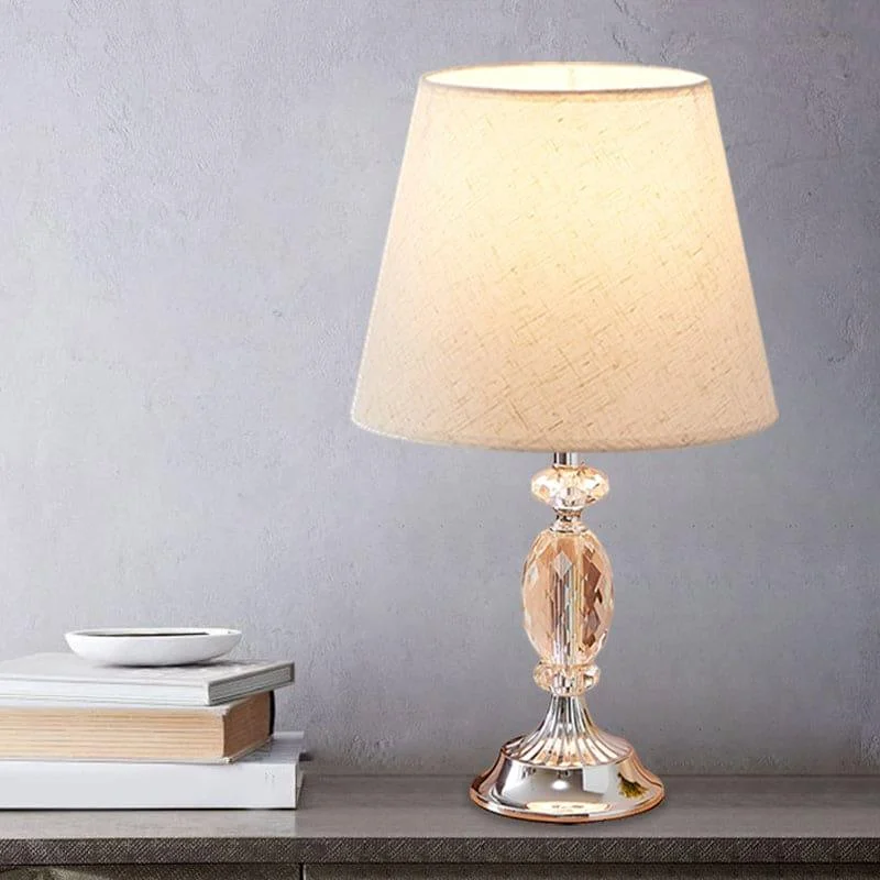 LuxLicht - Design table lamp with tapered shape and facet-cut glass blocks -  - #tag1#