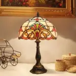 LuxLight Tiffany Desk Lamp tag1