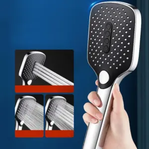 Lux Shower - Handheld Shower Head with 3 Adjustable Spray Patterns