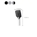 Lux Shower Handheld Shower Head with 3 Adjustable Spray Patterns tag1
