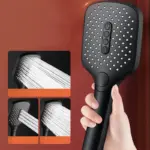 Lux Shower Handheld Shower Head with 3 Adjustable Spray Patterns tag1