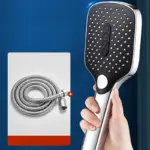 Lux Shower Handheld Shower Head with 3 Adjustable Spray Patterns tag1