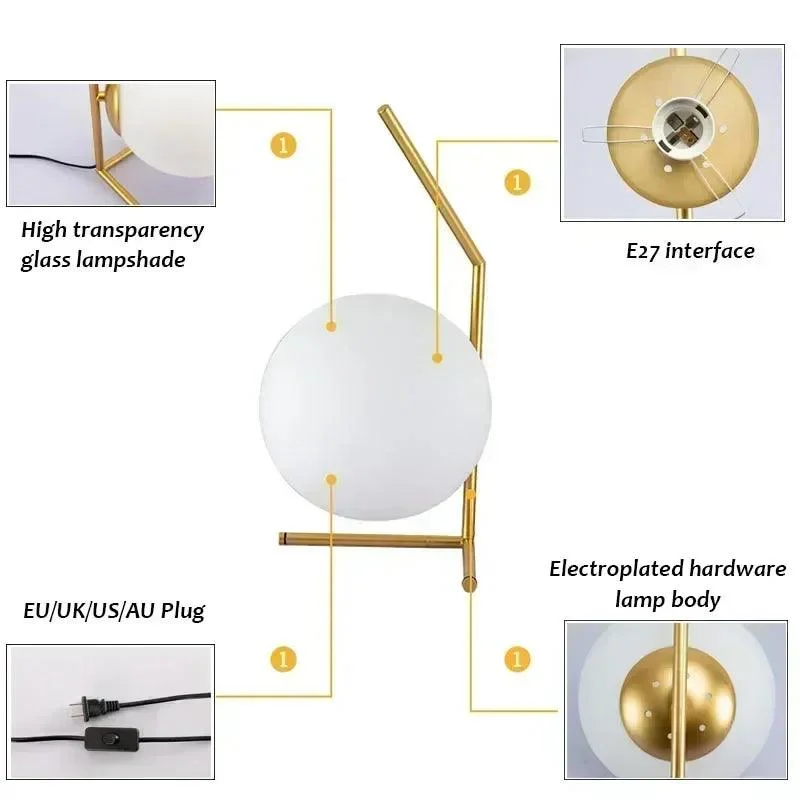 LuxeGlim - Modern Elegant Table Lamp -  - #tag1#