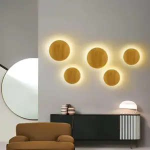Homeko - Nordic Wood Wall Lamp