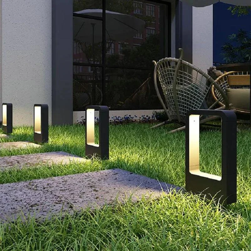 LuxiLight - Elegant Aluminum Standing Outdoor Lamp -  - #tag1#