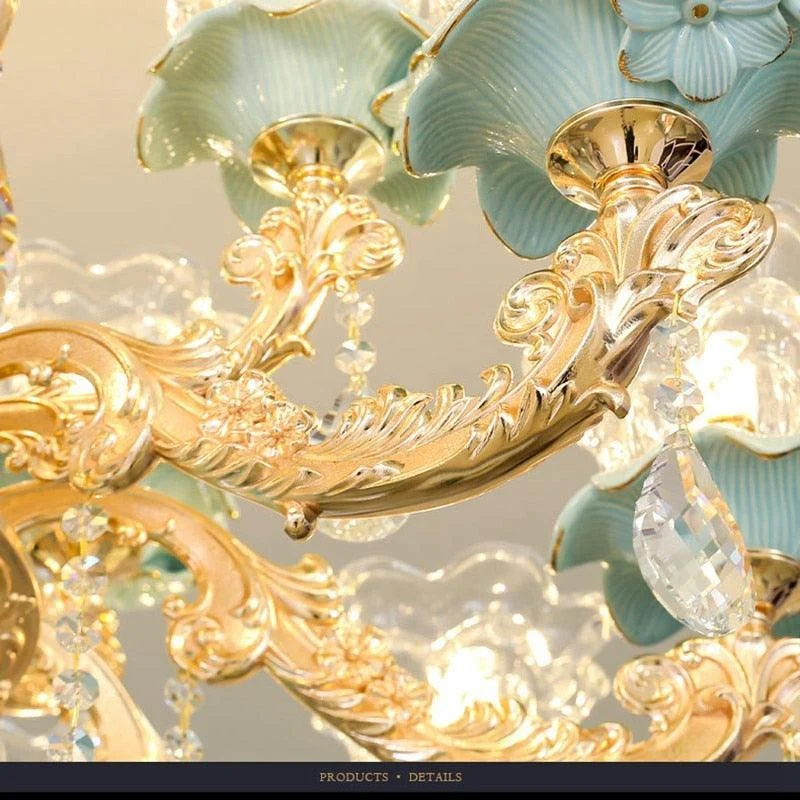 Luxurious K9 Crystal Living Room Chandelier Ceiling Lamp -  - #tag1#