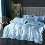 Luxurious Silk Bedding Ensemble Elegance in Every Thread