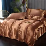 Luxurious Silk Bedding Ensemble Elegance in Every Thread