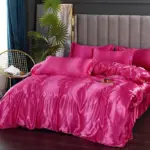 Luxurious Silk Bedding Ensemble Elegance in Every Thread