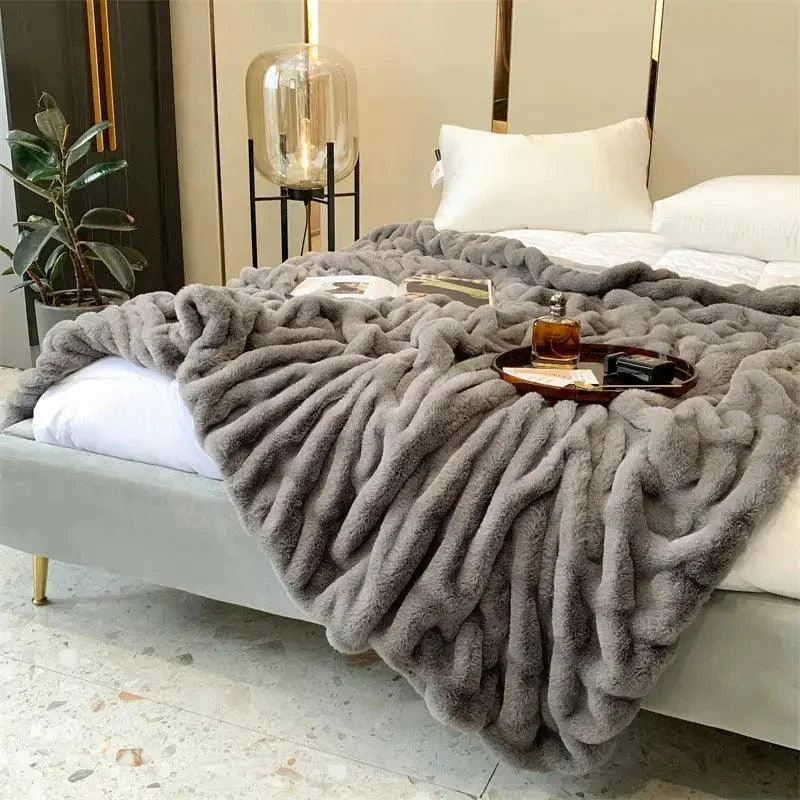 Luxury Faux Fur Throw Decorfaure 1685713043