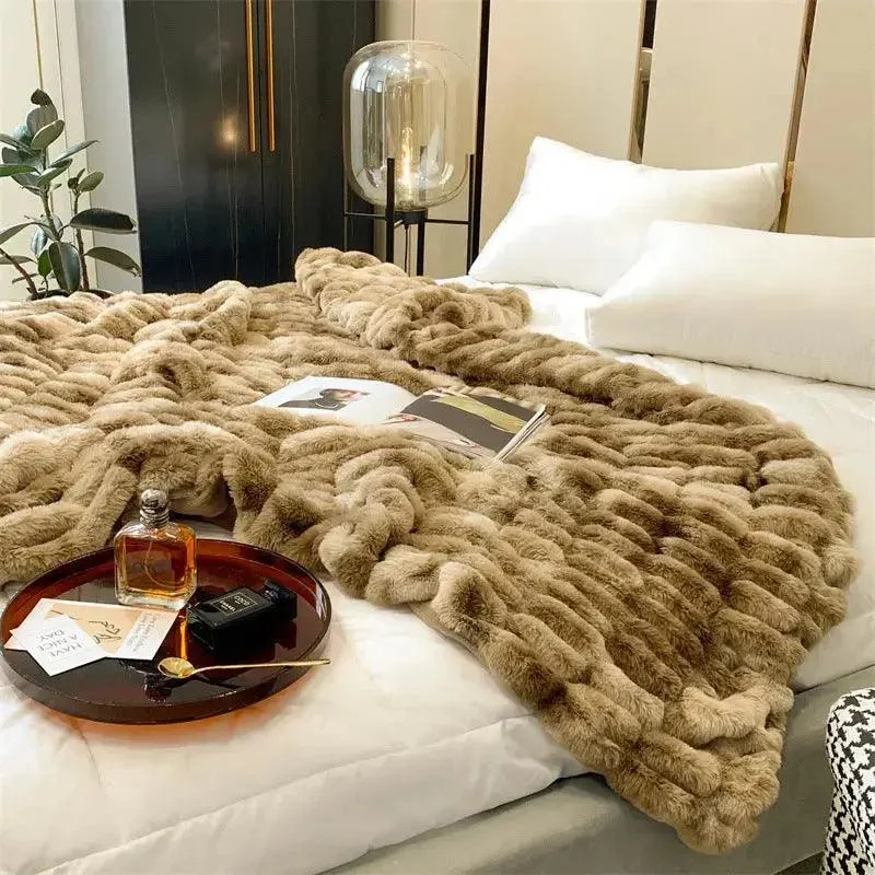 Luxury Faux Fur Throw Decorfaure 1685713325