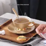 Luxury Gold Bone China Coffee Set Porcelain Tea Set Advanced Cup Ceramic Mug Pot Sugar Bowl 067aad9f da0d 4d64 b0b9 ce1b06f4ddf3