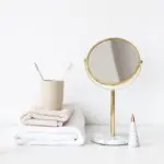 Luxury Marble Base Rose Gold Mirror Makeup Vanity Mirror Home Decor Cosmetic Ladies Office Dormitory Desktop bc38153e 6687 40a4 8077 a4c755ae65e8