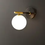 LuxuryCopperBall1 LightWallSconce