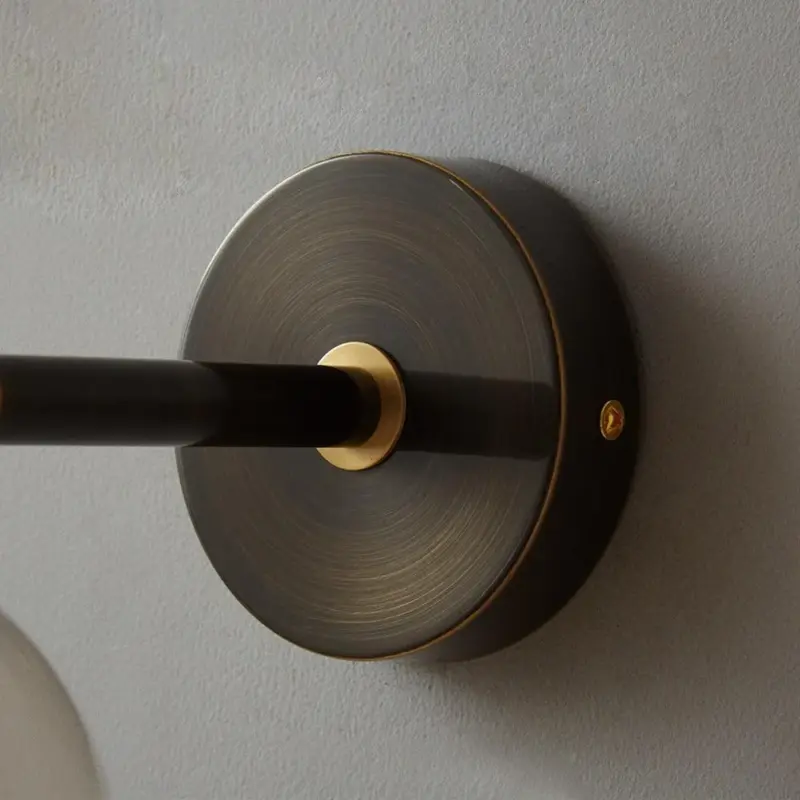 LuxuryCopperBall1 LightWallSconce