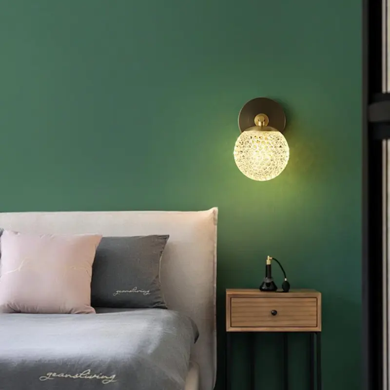 LuxuryCopperBall1 LightWallSconce