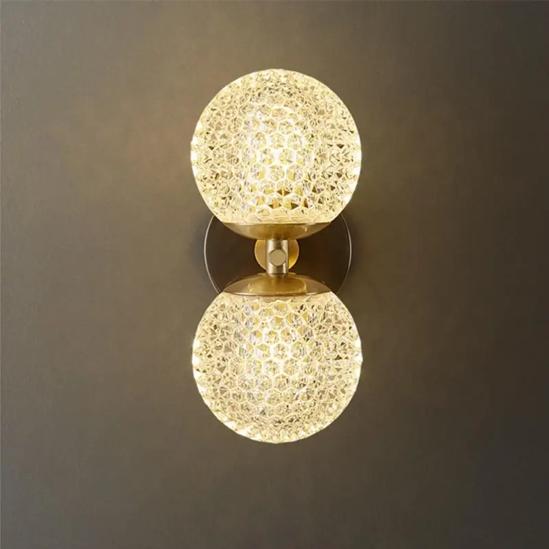 LuxuryCopperBall1 LightWallSconce