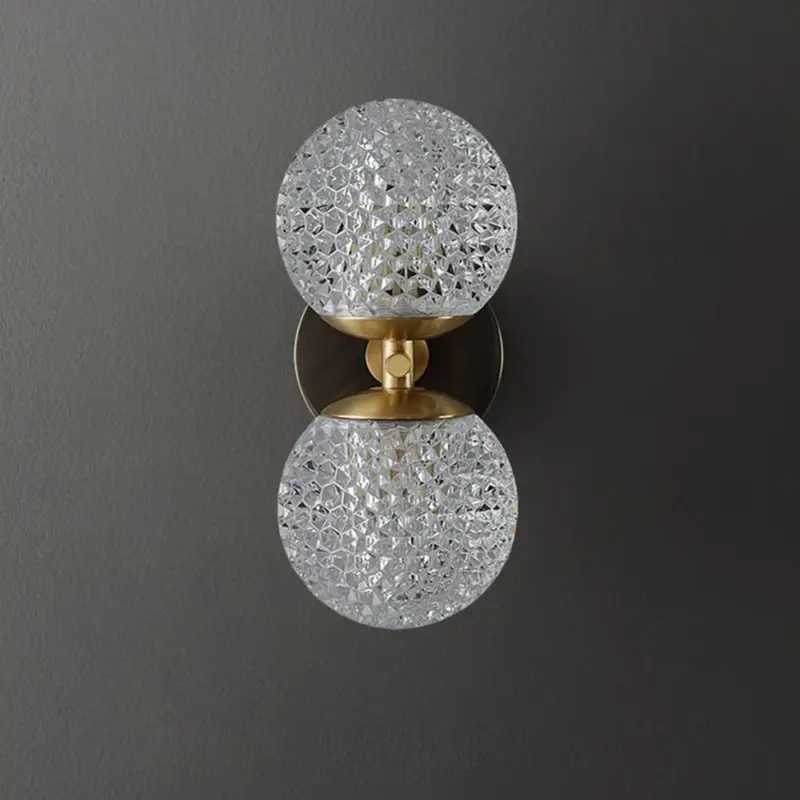 LuxuryCopperBall1 LightWallSconce
