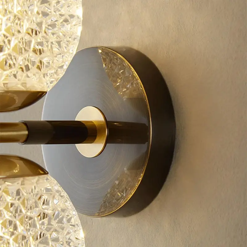 LuxuryCopperBall1 LightWallSconce