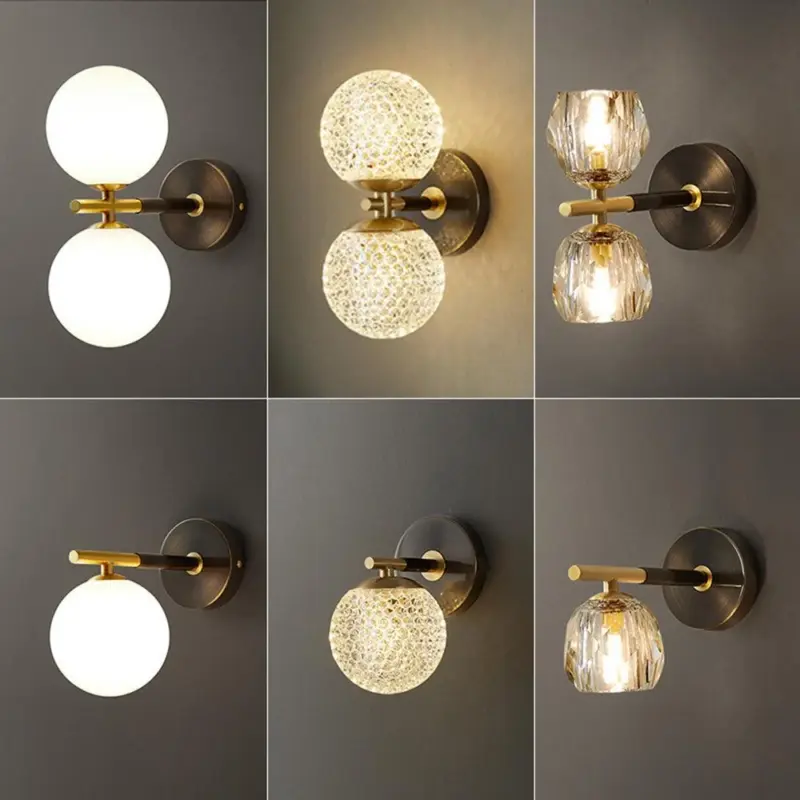 LuxuryCopperBall1 LightWallSconce