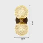LuxuryCopperBall1 LightWallSconce
