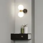 LuxuryCopperBall1 LightWallSconce