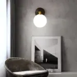 LuxuryCopperBall1 LightWallSconce