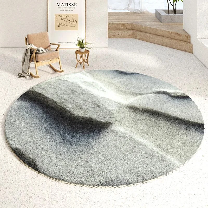 Luxury Minimalist Soft Round Rug - Homeko