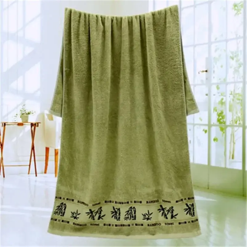 Luxury Bamboo Bath Towels Super Absorbent Oversized