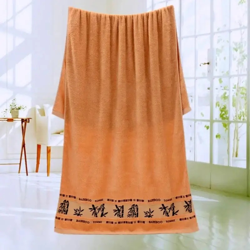 Luxury Bamboo Bath Towels Super Absorbent Oversized