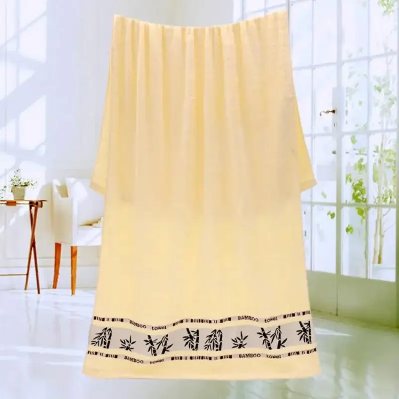 Luxury Bamboo Bath Towels Super Absorbent Oversized