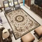 Luxury Baroque European Carpet Hotel Grade Soft Rug for Kids Bedroom Lounge