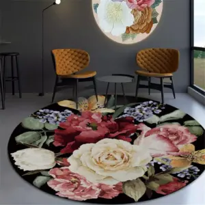 Luxury Beauty Floral Vintage Europe Rugs and Carpets