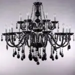 Luxury Black Crystal Chandelier tag1