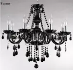 Luxury Black Crystal Chandelier tag1