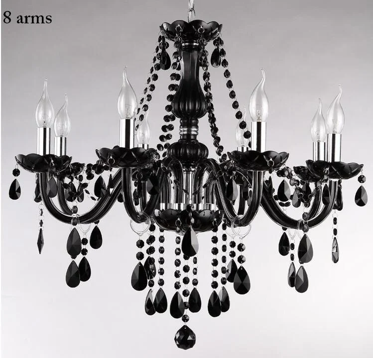 Luxury Black Crystal Chandelier -  - #tag1#