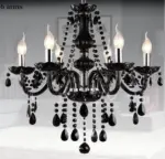 Luxury Black Crystal Chandelier tag1