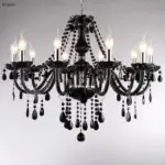 Luxury Black Crystal Chandelier tag1