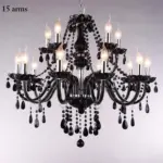 Luxury Black Crystal Chandelier tag1