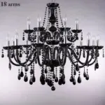 Luxury Black Crystal Chandelier tag1