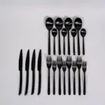 Luxury Black Cutlery Set tag1